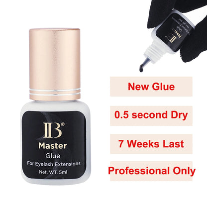 Original IB Lash Glue Super Plus Hyper Bond - I-Beauty Eyelash Extension Adhesive, Long Lasting & Fast Dry, Korea