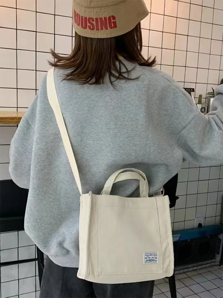 Rilibegan Shoulder Bag for Women - New Style Simple Corduroy, Large Capacity, Small Square Handbag, Trendy and Portable
