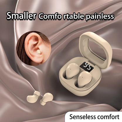 Mini Wireless Bluetooth Earbuds - Ultra Small Invisible Sleep Headphones with Noise Reduction