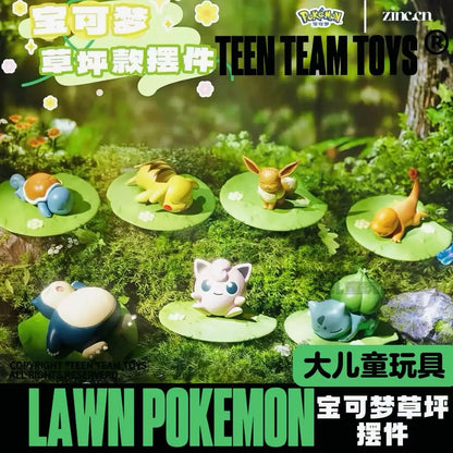 Genuine Pokémon Keychain – Pikachu, Snorlax, Eevee & Bulbasaur Anime Action Figure Toy Keyring Gift