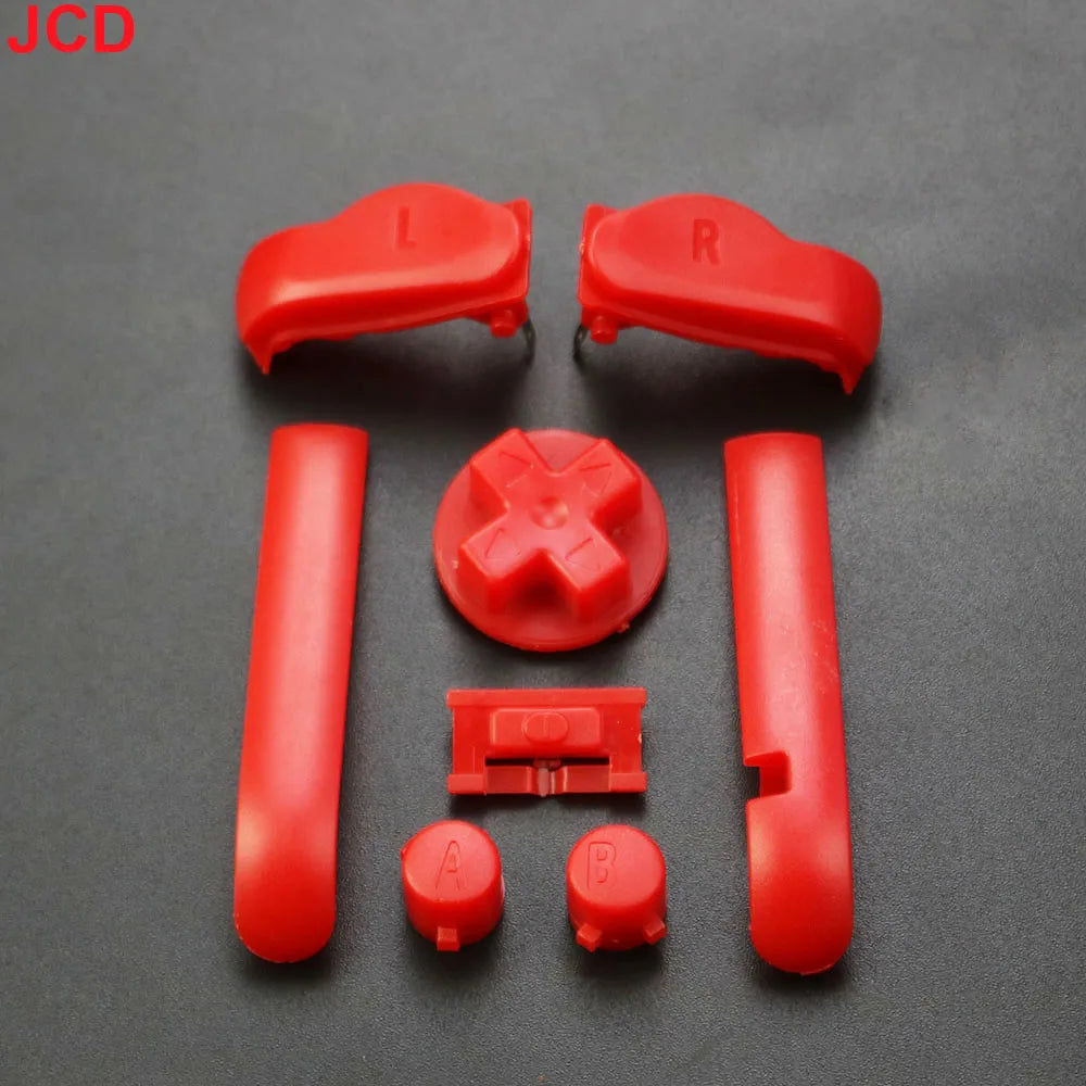17-Color AB Buttons Keypad Set — High-Quality L/R Buttons & D-Pads for GameBoy Advance GBA with Power ON/OFF Buttons