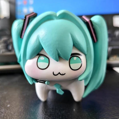 7cm Hatsune Miku Q Version Action Figure – Kawaii PVC Anime Desktop Decoration Toy