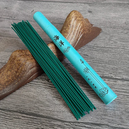 40PCS Natural Sandalwood Incense Sticks – Aromatic Home Fragrance for Blessing Ceremony, Lavender, Green Tea & Rose