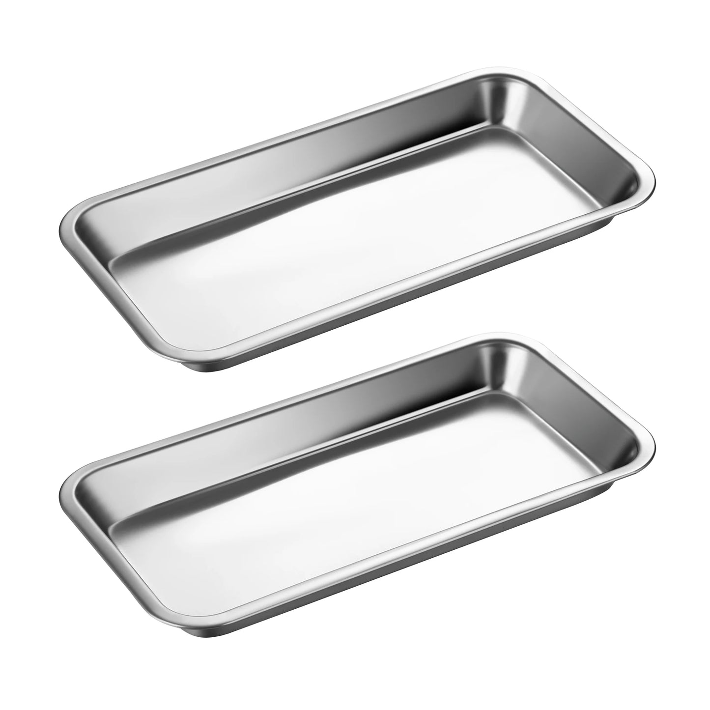 Stainless Steel Medical & Dental Surgical Tray – Durable Instrument Storage Dish for Lab, Clinic & Hospital Use