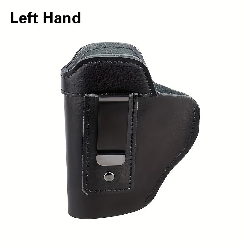 IWB Cowhide Concealed Gun Holster – Inner Belt for Glock 17/19/43, S&W M&P, P220/P226/P229, XD/XDS, Hunting