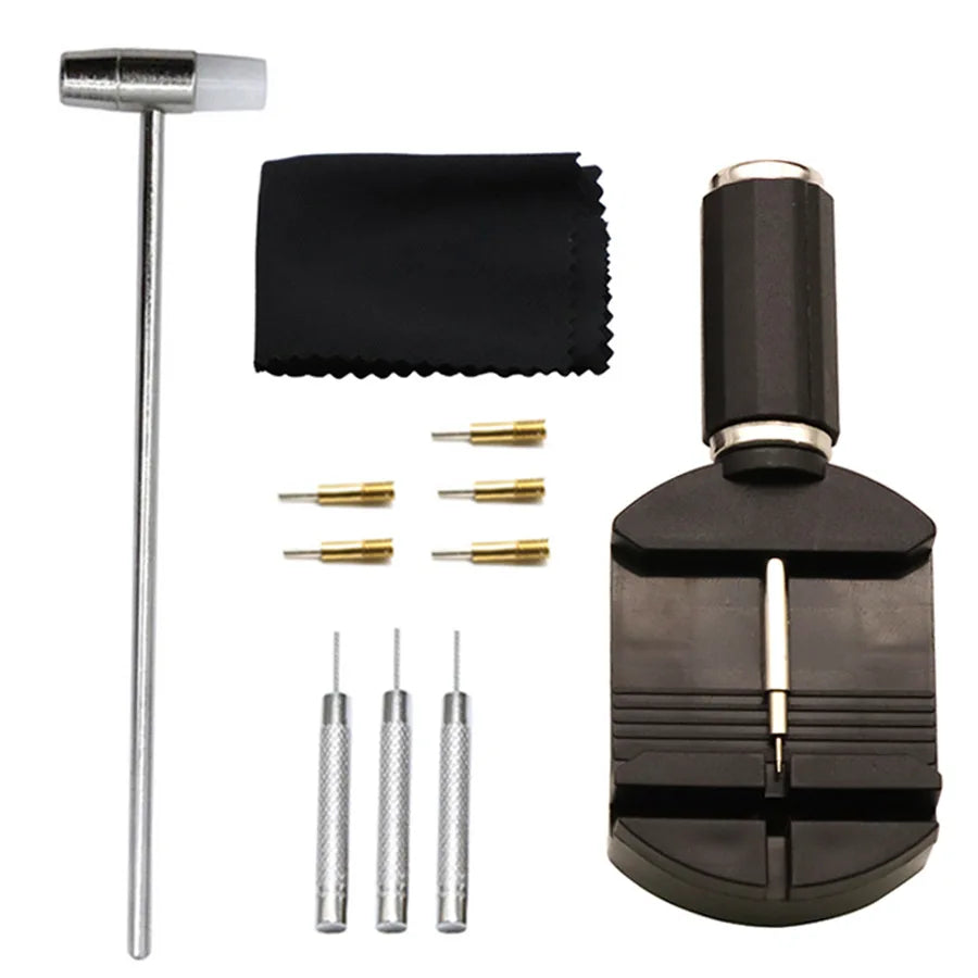 Watch Link Removal Tool Kit - Bracelet Resizing, Pin Remover & Strap Adjustment Tool for Watch Band Replacement