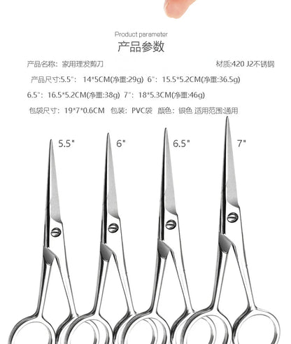 Professional Hairdressing Barber Scissors – Stainless Steel Hair Cutting Shears for Salon & Barbers