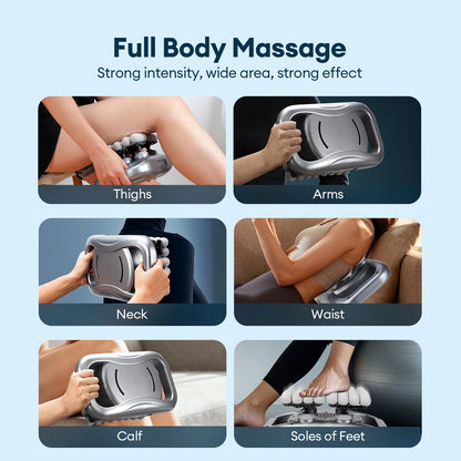 48-Head Body Massage Gun — High-Frequency Vibration Fascia Massager for Neck, Back, Waist, Thigh & Shoulder Muscle Relief