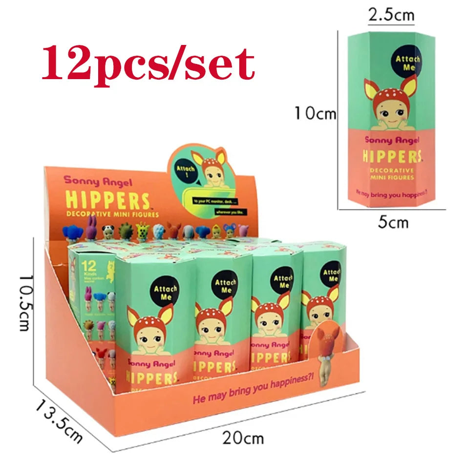 New Sonny Angel & Mofusand Blind Box – Hippers Mini Shark Cat Action Figures for Fans, Kids Christmas Gift