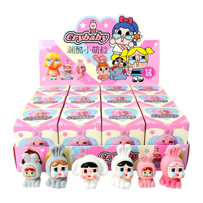 Flocking Crying Baby Blind Box — 3D Cute Little Police Officer Doll, Trendy Mystery Toy Gift