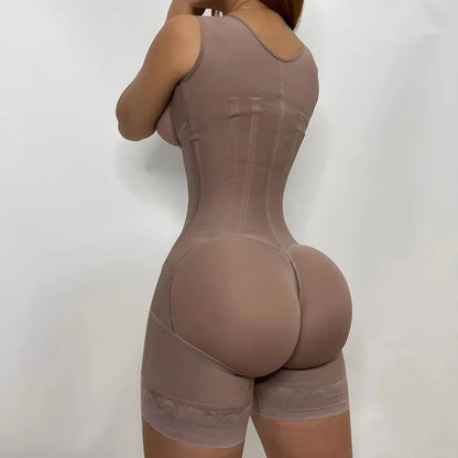 Women’s High Compression Full Body Shapewear – Tummy Control Waist Trainer Girdle Slimming Bodysuit
