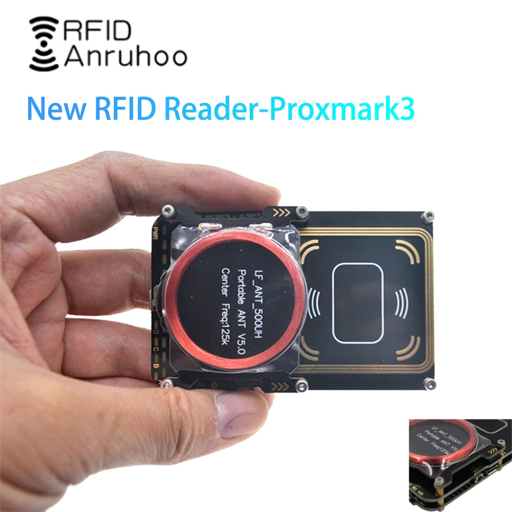 New Proxmark3 5.0 RFID Card Reader – 512M IC/ID Key Writer & NFC Smart Chip Copier Programmer Kit with UID S50 Decoder