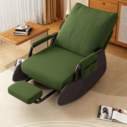 Ergonomic Adjustable Rocking Recliner Chair - Lazy Lounge Seat for Living Room & Balcony