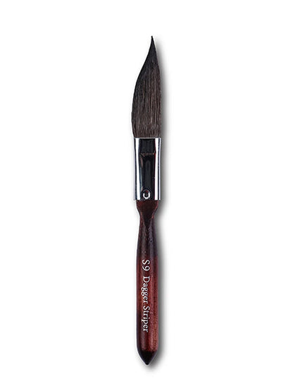 Artsecret Mini Dagger Oval Flat Squirrel Hair Brushes Set – Professional Watercolor Painting Tools