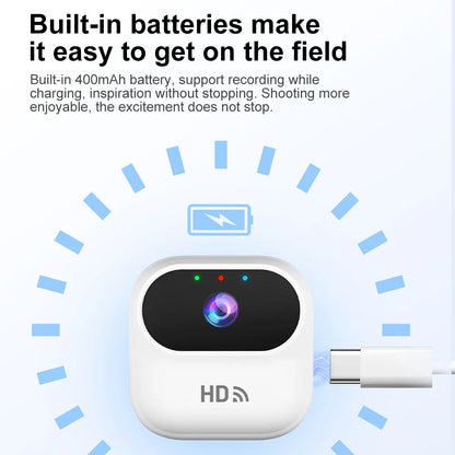 Ourlife A800 Mini Security Camera - 1080P WiFi Smart Home Monitor with Motion Tracking