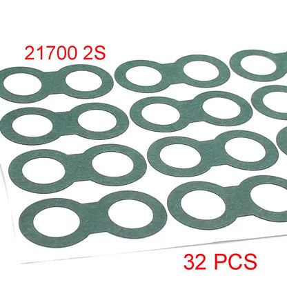 18650/21700/32650 Li-ion Battery Insulation Gasket – Barley Paper Insulating Glue Patch & Electrode Pads for Battery Pack