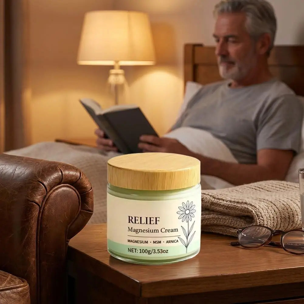 Natural Magnesium Soothing Cream - Muscle Comfort, Tension Relief & Daily Relaxation Care