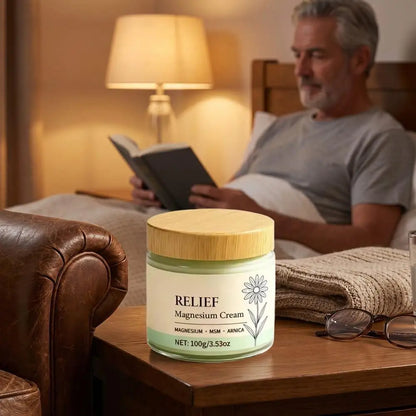 Natural Magnesium Soothing Cream - Muscle Comfort, Tension Relief & Daily Relaxation Care