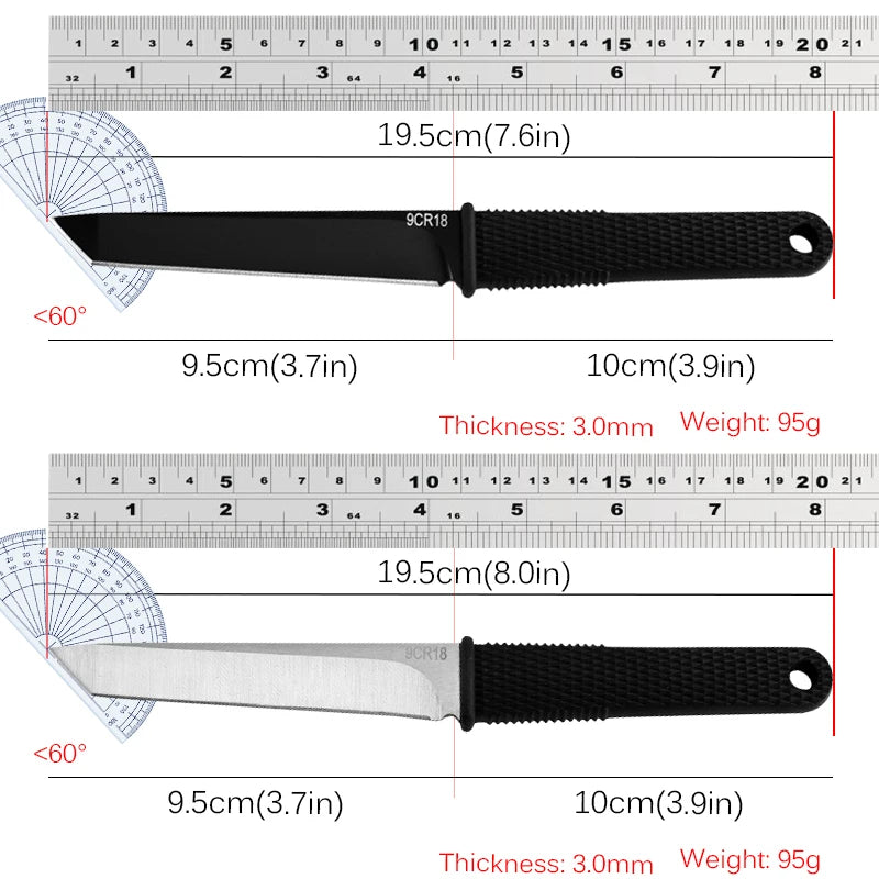 5Cr15Mov Stainless Steel Meat Cleaver & Boning Knife – Sharp Fishing Knife with Holster, Multifunctional Vegetable Peeler