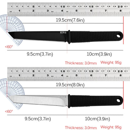 5Cr15Mov Stainless Steel Meat Cleaver & Boning Knife – Sharp Fishing Knife with Holster, Multifunctional Vegetable Peeler