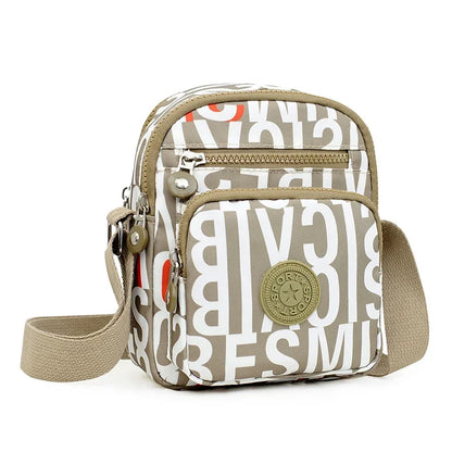 Fashion Oxford Cloth Crossbody Shoulder Bag - Waterproof Multi-Pocket Women’s Mobile Phone Storage Handbag