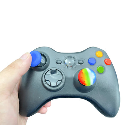 Non-Slip Silicone Joystick Thumb Grip Caps – Analog Stick Covers for PS2, PS3, PS4, PS5, Xbox One, Xbox 360, Xbox Series X, and Switch Pro Controllers