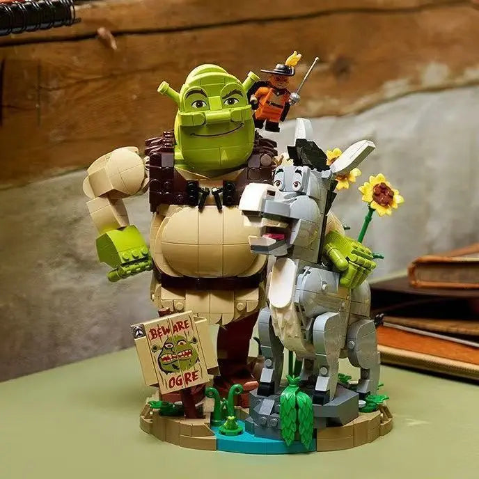 1403PCS Monster Donkey Building Block Set - Animal DIY Assembly Toy & Gift