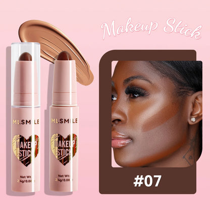MLSMILE 8-Color High Gloss Pearl Contouring Stick – Face Brightening & 3D Shadow Sculpting Pen