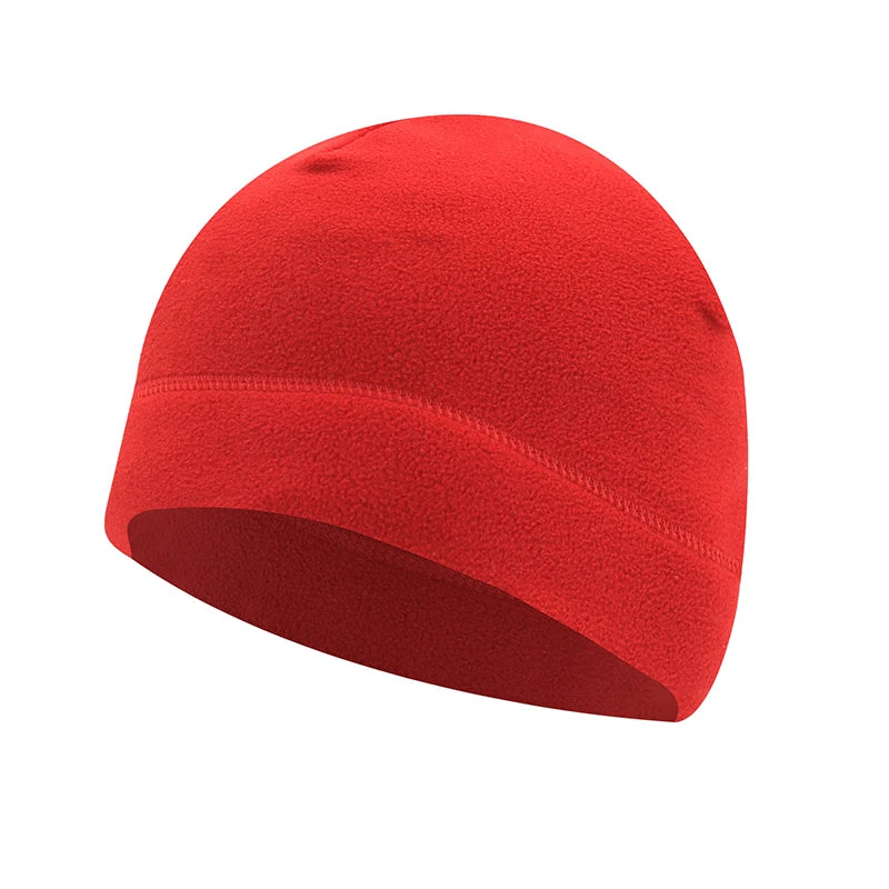 Winter Thermal Fleece Hat - Windproof Outdoor Beanie for Men & Women Cycling Skiing