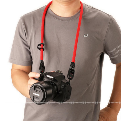 Nylon Rope Sling Quick Release Camera Strap – Wrist & Neck Shoulder Strap for Fujifilm, Sony, Nikon, Canon & Leica Mirrorless Cameras