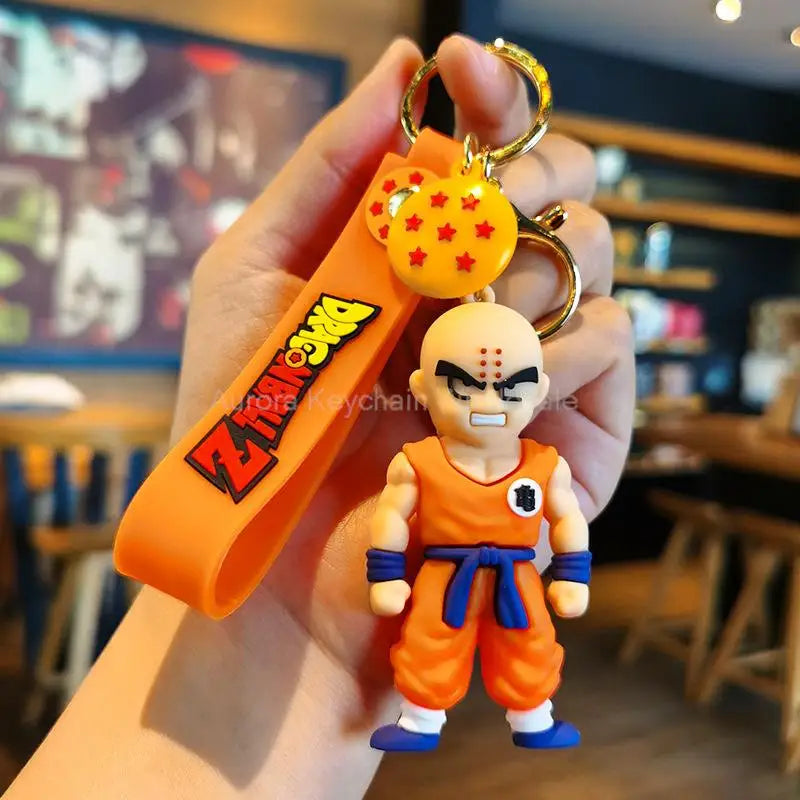 Dragon Ball Z Keychain – Super Saiyan Goku, Bulma, Broly, Piccolo & Majin Buu Car Pendant Toy Gift for Kids