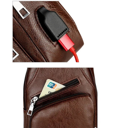 Waterproof Summer Crossbody Chest Bag for Couples – Unisex Small & Breathable Backpack