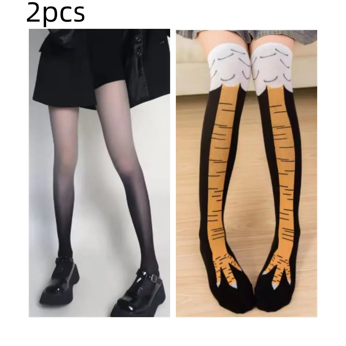 Women’s Sexy Gradient Pantyhose – Thin Transparent Candy Color Tights for Spring & Summer Hosiery