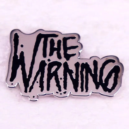 Rock Band Logo Enamel Pin — Music Album Badge, Pop Band Brooch Jewelry Gift & Clothing Accessory for Fans