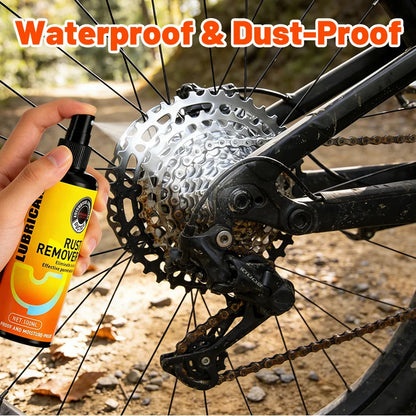 LOORSAN 100ml Rust Remover and Lubricant Spray – Multi-Purpose Metal Cleaner and Protectant for Bicycle Chains, Locks, Hinges, and Tools