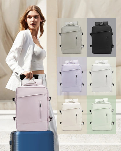 Women’s & Men’s Travel Backpack – Cabin Bag 40x20x25cm for Ryanair, Wizzair & Airplane Carry-On