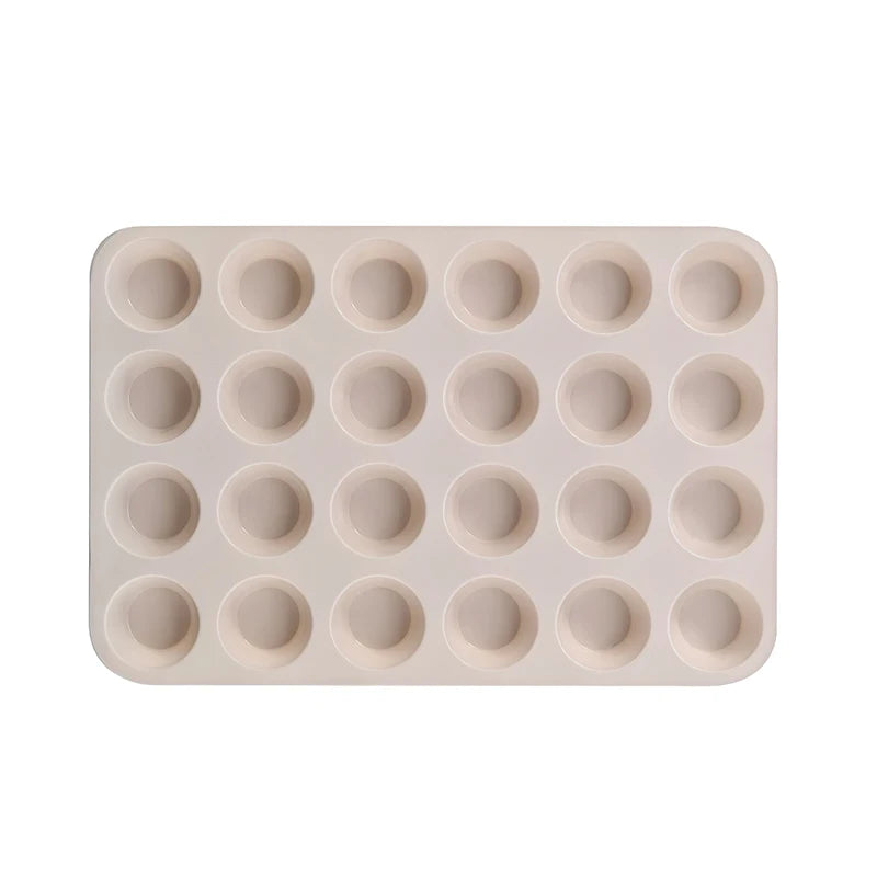 12/24 Hole Silicone Baking Mold - 3D Sphere Chocolate Mold Cupcake Muffin Cake Pan for DIY Dessert Kitchen Tools