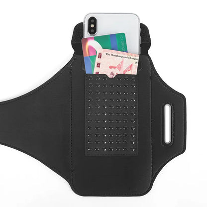 HAISSKY Running Sport Armbands for iPhone 15 14 13 12 11 Pro Max, 14 Plus, Samsung S23 Ultra - Zipper Arm Bag Case for AirPods Pro 3