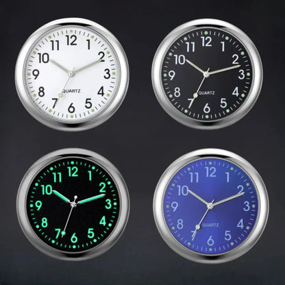 Luminous Car Clock - Mini Auto Stick-On Digital Watch for Cars, 40mm & 43mm Quartz Mechanic Ornament