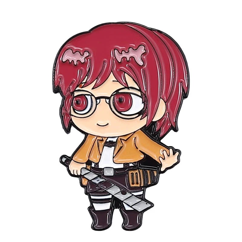 Attack on Titan Enamel Pin Badge - Anime Metal Lapel Pin for Bags, Backpacks & Fan Collectible Gift