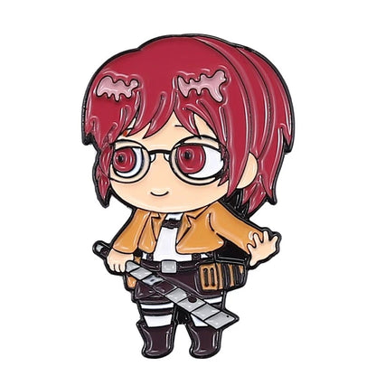 Attack on Titan Enamel Pin Badge - Anime Metal Lapel Pin for Bags, Backpacks & Fan Collectible Gift