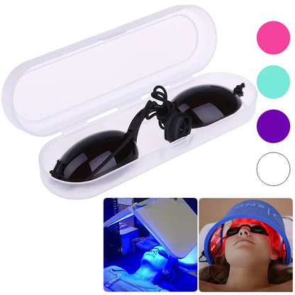Protective Eye Goggles for IPL Laser & UV Treatment – Flexible UV Protection, Sunbed Tanning & Sunbathing Eyewear