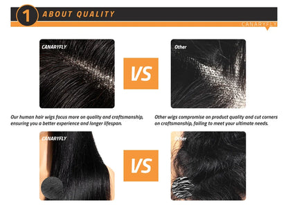 36-38 Inch HD Transparent Lace Front Wig – 13x6 & 5x5 Glueless Bone Straight Human Hair, 200 Density