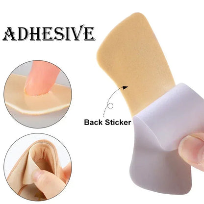 12PCS Heel Insoles Patch – Pain Relief Anti-Wear Cushion Pads with Adhesive Foot Care Inserts for Shoes