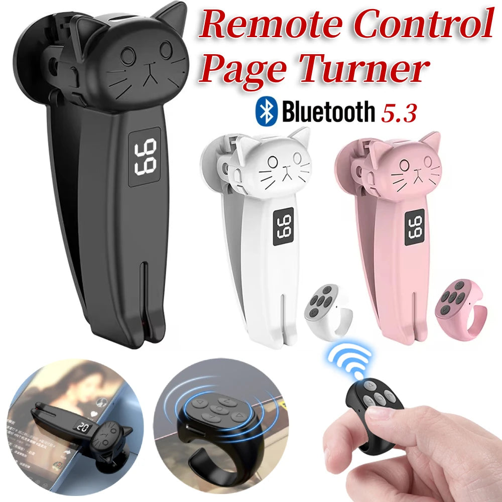 Bluetooth Screen Auto Clicker for Kindle Paperwhite - Automatic Page Turner and Simulated Finger Clicker Remote Control for TikTok