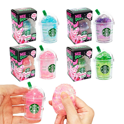 2026 NeeDoh Sensory Squeeze Toy - Blind Box Stress Relief Drink Cup for Focus & Fidgeting