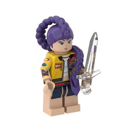 New Kpop Demon Hunters Mini Action Figure – Building Blocks Toy & Desk Decoration Collectible Gift