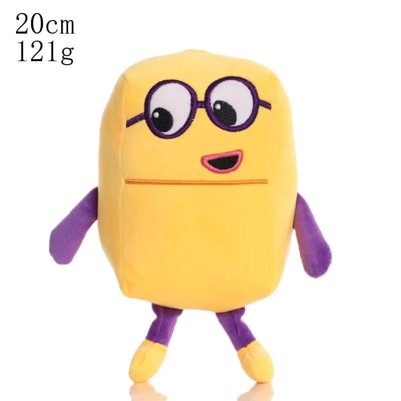 Children’s Educational Animation Digital Building Blocks Toy – Math Plush Doll Game, Birthday Gift