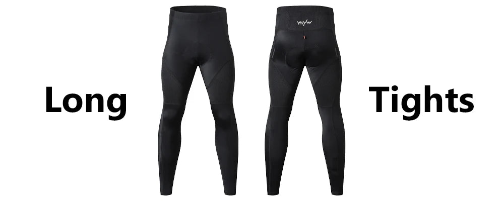 Ykywbike Men's Cycling Bib Shorts – Padded Quick-Dry Bike Tights for 6-Hour Rides, Outdoor Cycling Clothing