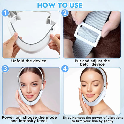 Electric Face Massager Set – 5 Modes, 12 Intensity Levels for Daily Facial Care